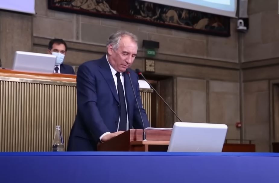 Prise de parole François Bayrou