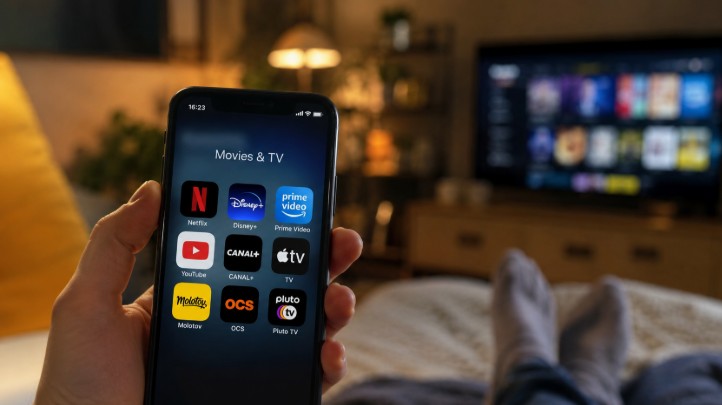 applications pour regarder des films sur smartphone